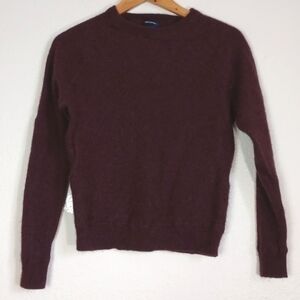 1901 Cashmere Sweater Burgundy Size Medium